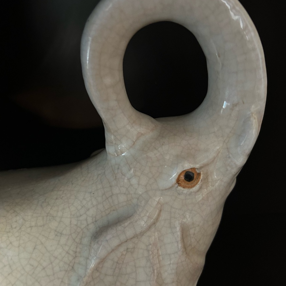 Vintage Ceramic Elephant Vase - Picture 5 of 9